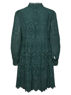 Y.A.S Naisten Mekko YASHOLI LS DRESS S Khaki