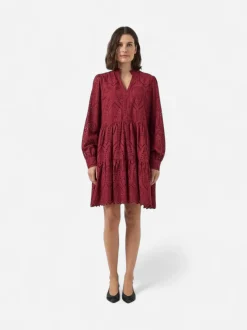 Y.A.S Naisten Mekko YASHOLI LS DRESS S Tibetan Red