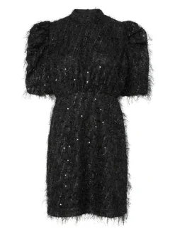 Y.A.S naisten mekko Yasilza Sequin Dress, musta