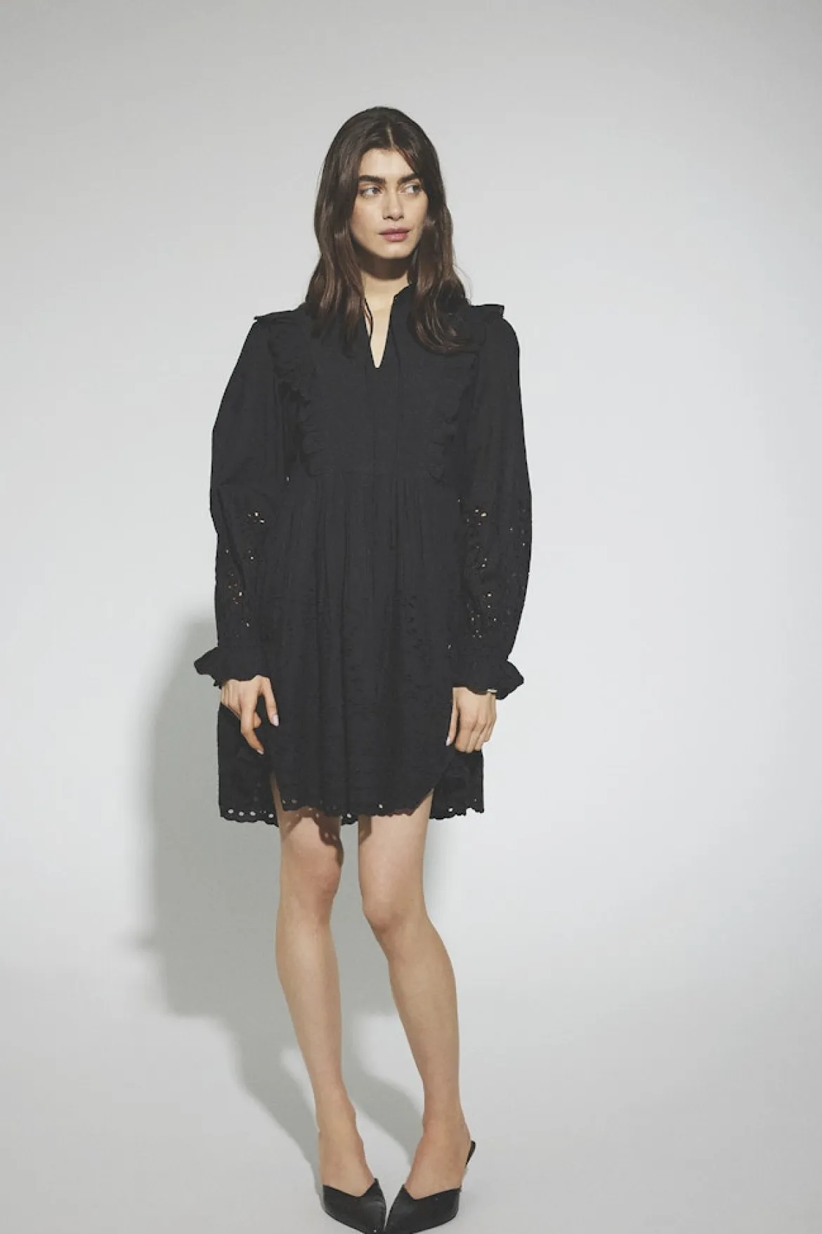 Y.A.S naisten mekko, YASLUMA LS DRESS S Musta