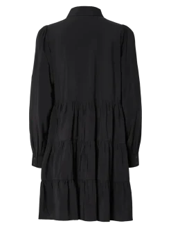 Y.A.S naisten mekko, YASPALA LS DRESS S. Black
