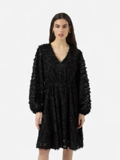 Y.A.S naisten mekko, YASPARIA LS DRESS S. Black