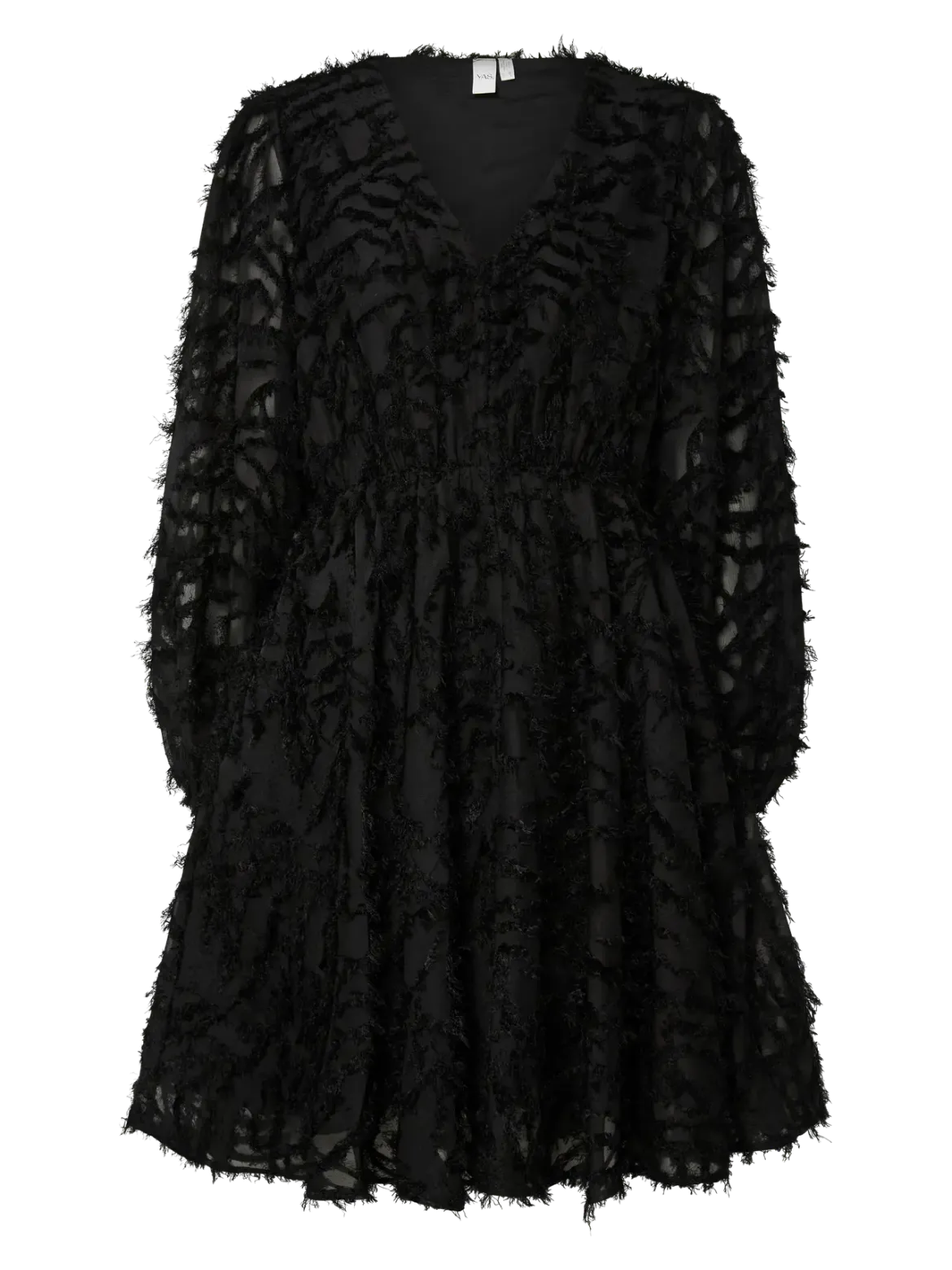 Y.A.S naisten mekko, YASPARIA LS DRESS S. Black