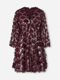 Y.A.S naisten mekko YASPAZILLA 7/8 DRESS, Port Royale