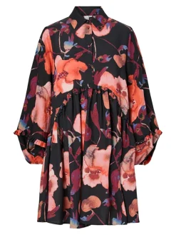 Y.A.S naisten mekko YASPILANA LS DRESS S, Black Pilana