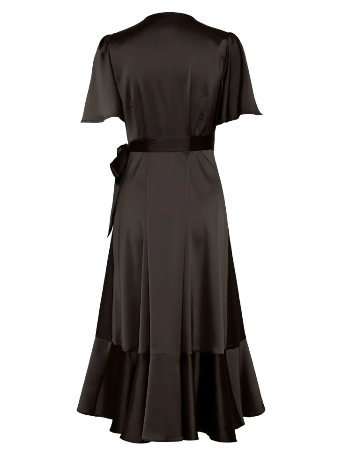 Y.A.S naisten midimekot Yasthea Wrap, Coffee Bean