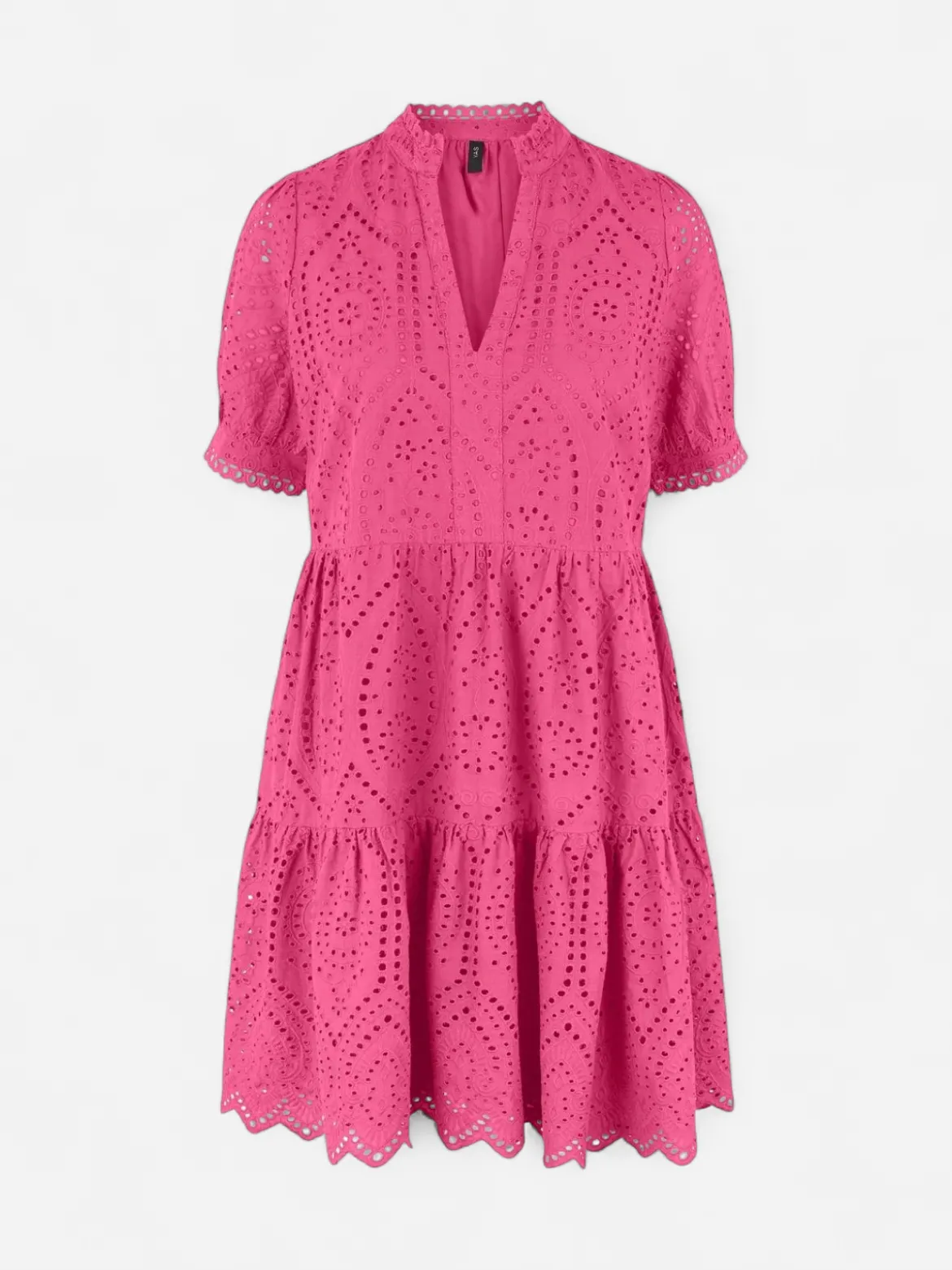 Y.A.S Naisten Minimekko YASHOLI SS DRESS Koralli