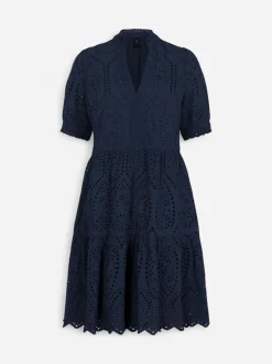 Y.A.S Naisten Minimekko YASHOLI SS DRESS Tummansininen