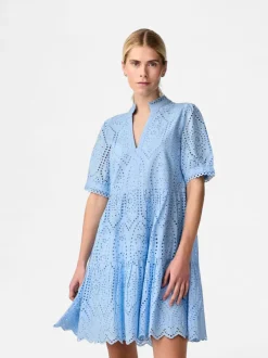 Y.A.S Naisten Minimekko YASHOLI SS DRESS Keskisininen
