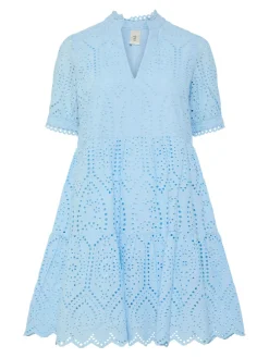 Y.A.S Naisten Minimekko YASHOLI SS DRESS Keskisininen