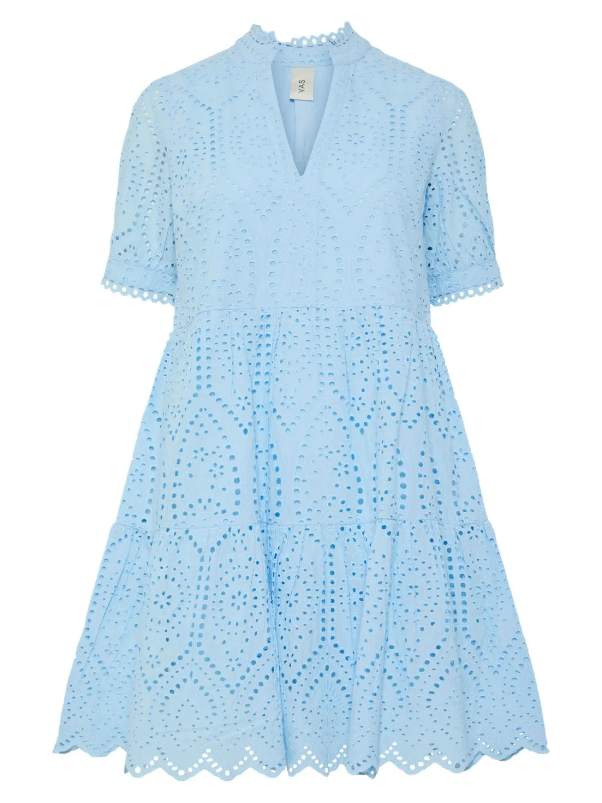 Y.A.S Naisten Minimekko YASHOLI SS DRESS Keskisininen