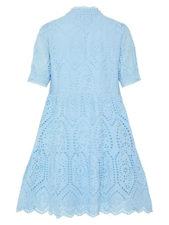 Y.A.S Naisten Minimekko YASHOLI SS DRESS Keskisininen
