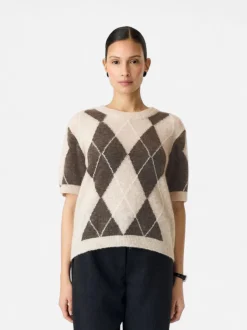 Y.A.S naisten neulepusero Yasjohi, Oatmeal Taupe Gray