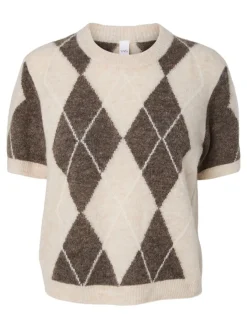 Y.A.S naisten neulepusero Yasjohi, Oatmeal Taupe Gray