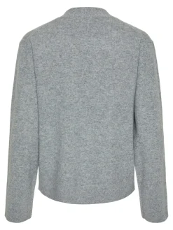 Y.A.S Naisten Neuletakki, YASEMILIE LS CARDIGAN KNIT S. NOOS Grafiitti