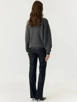 Y.A.S naisten neuletakki Yasjohi, Medium Grey Melange