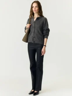 Y.A.S naisten neuletakki Yasjohi, Medium Grey Melange