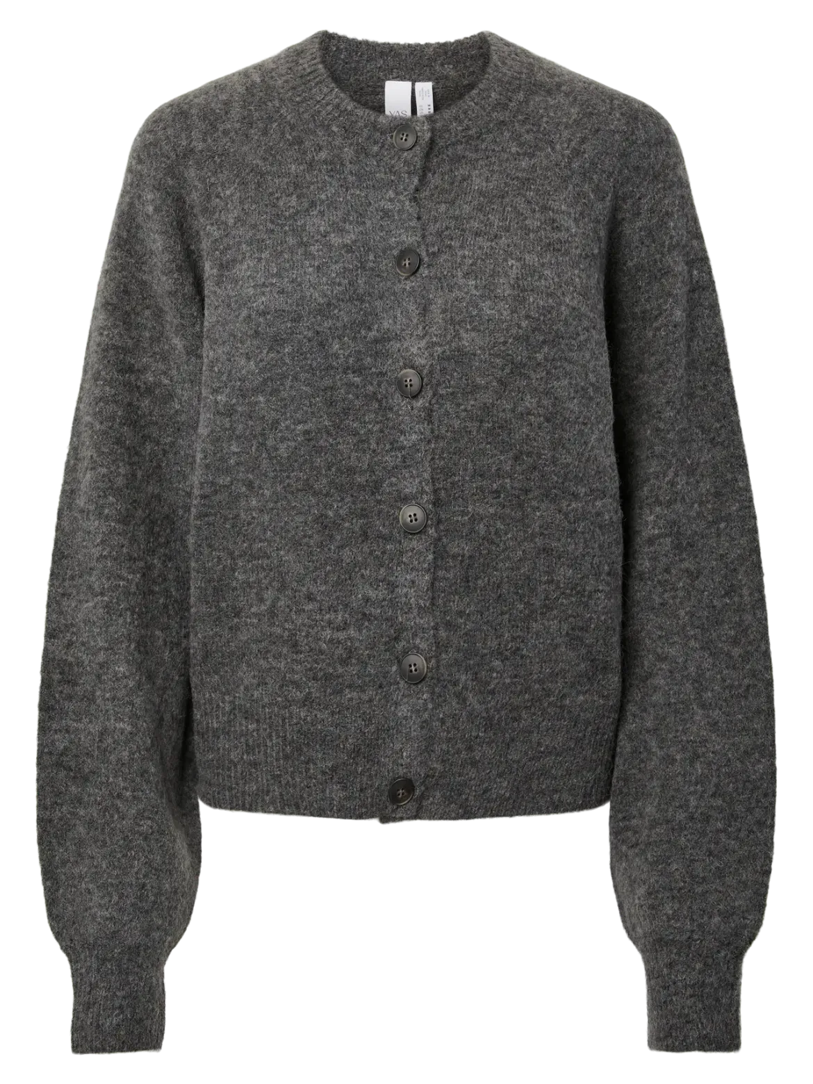 Y.A.S naisten neuletakki Yasjohi, Medium Grey Melange