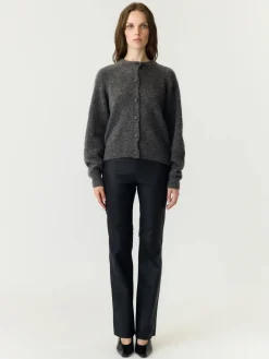 Y.A.S naisten neuletakki Yasjohi, Medium Grey Melange