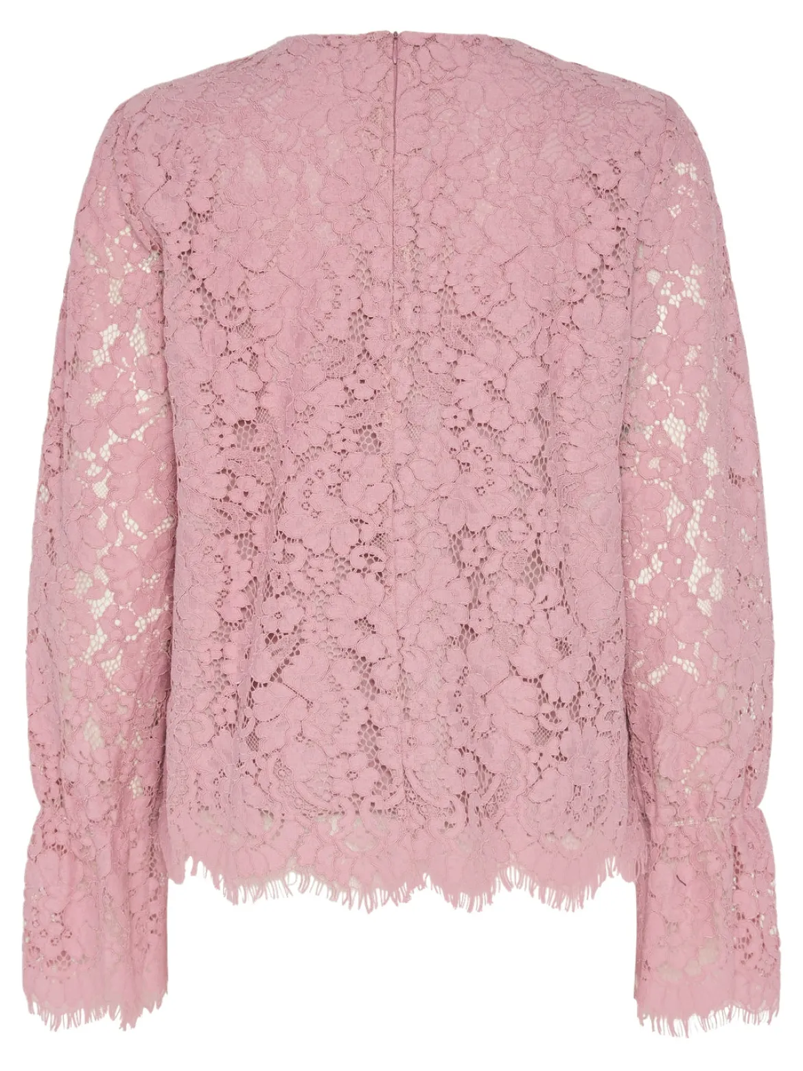 Y.A.S naisten paita, YASPERLA LS LACE TOP S Vaaleanpunainen