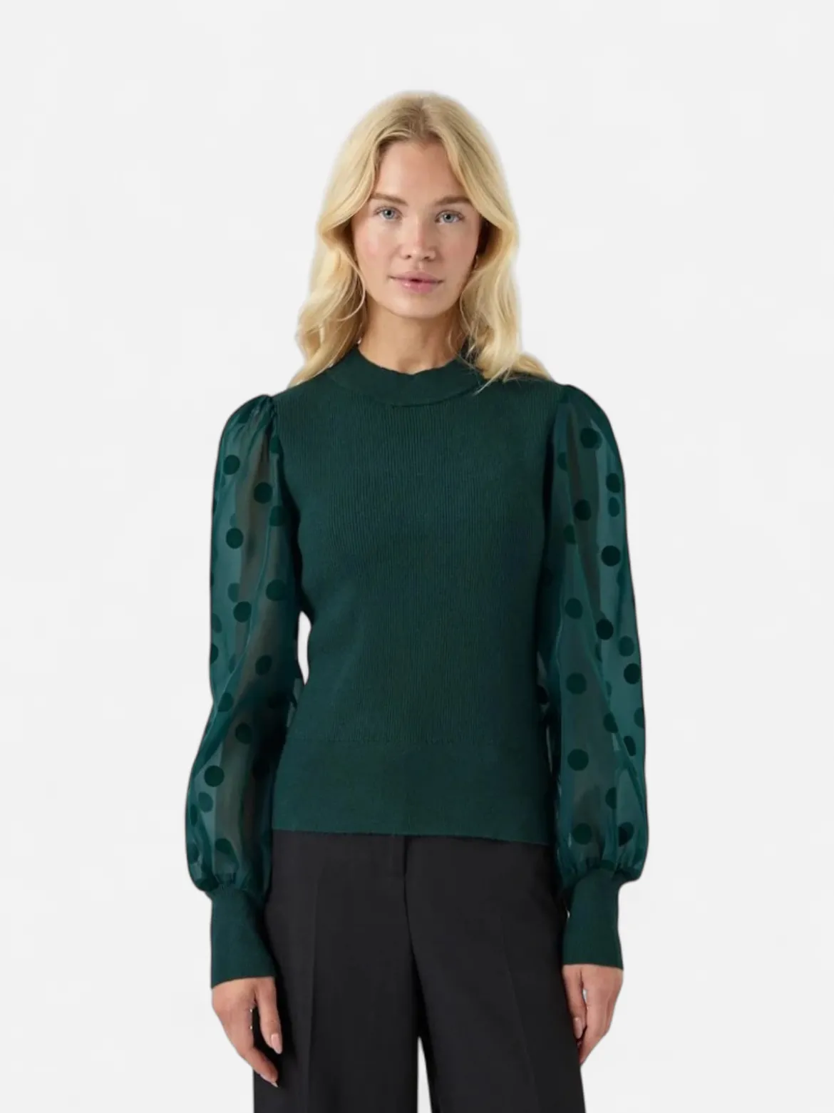 Y.A.S naisten pusero K-YASDOTME LS KNIT PULLOVER S. NOOS, Ponderosa Pine