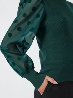 Y.A.S naisten pusero K-YASDOTME LS KNIT PULLOVER S. NOOS, Ponderosa Pine