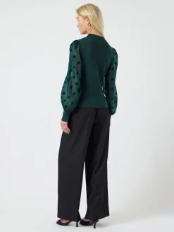Y.A.S naisten pusero, YASDOTME LS KNIT PULLOVER Ponderosa Pine