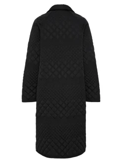 Y.A.S naisten takki, ASLAURIE LS PADDED COAT Musta