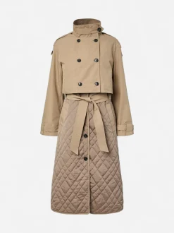 Y.A.S naisten takki, YASPRIXO LS COAT Sepia Tint