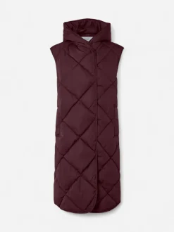Y.A.S naisten toppaliivi, YASSELURA PADDED VEST Viininpunainen