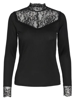 Y.A.S pusero, YASBLACE LS TOP Black